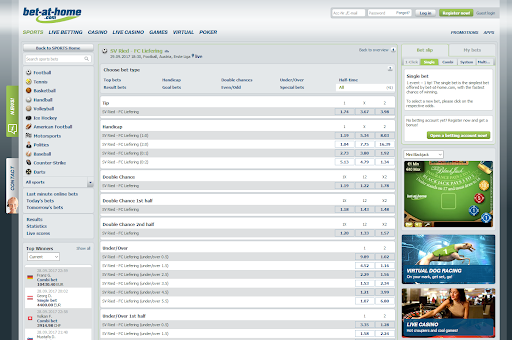 Bet at home mobile